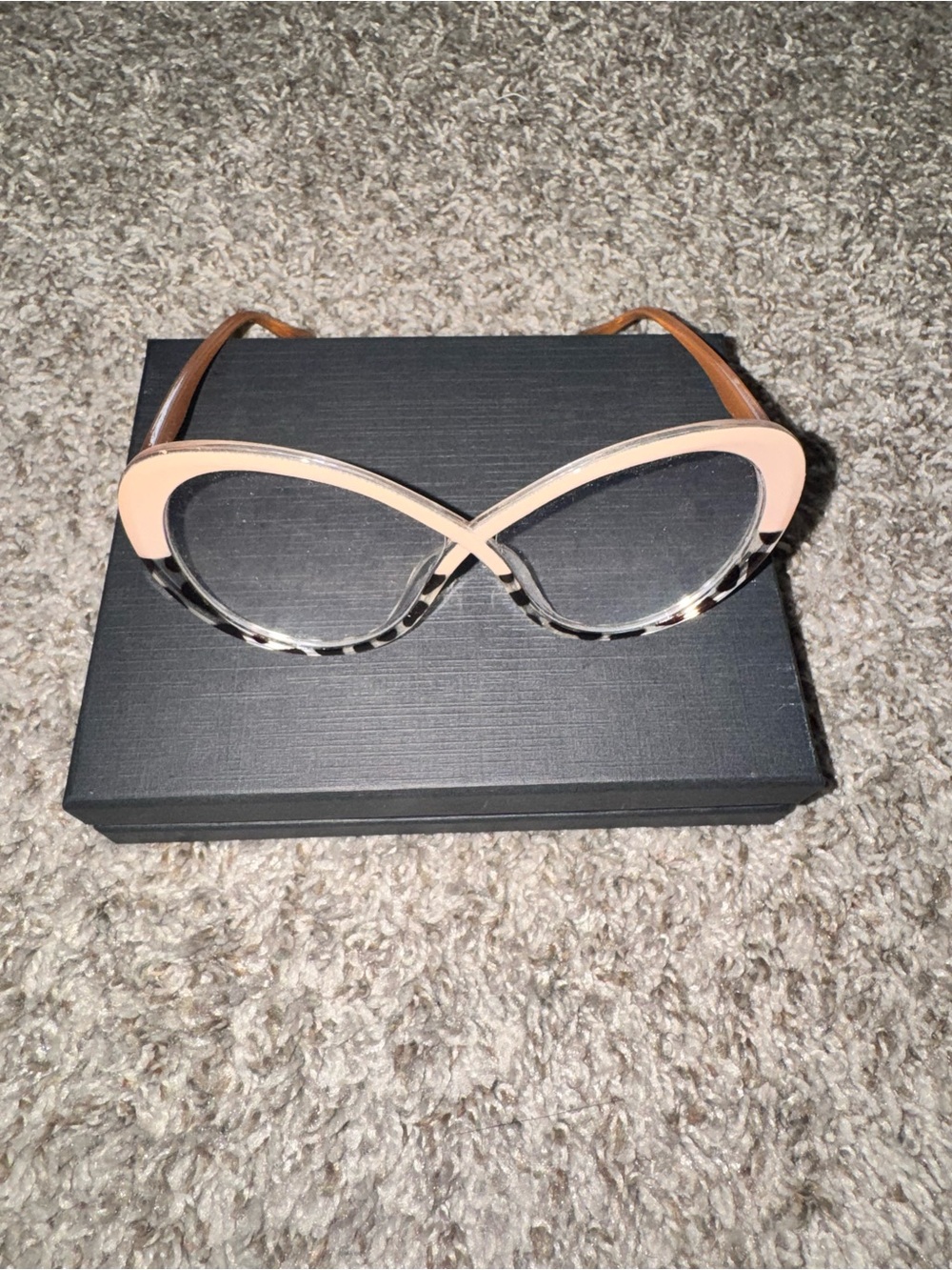 Women's Pink Cat-Eye Fashion Glasses